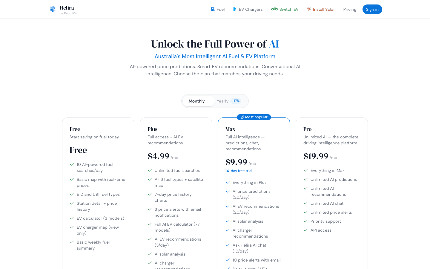 Screenshot of Helira